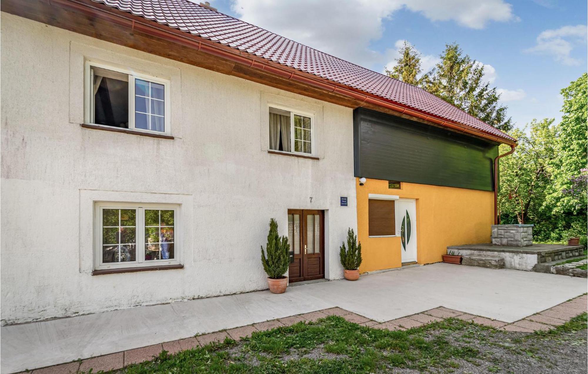 Beautiful Home In Fuzine With Kitchen Exterior foto